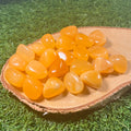 Orange Calcite Tumblestone / Healing Crystal / Energising / Cleansing / Creativity / Consciously Sourced UK Crystals / Gift
