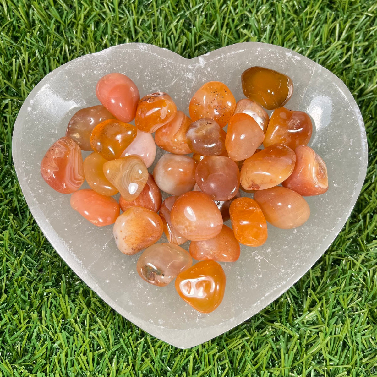 Carnelian Crystal Tumblestones, Banded Carnelian, Root Chakra Healer, Grounding Stone, Consciously Sourced