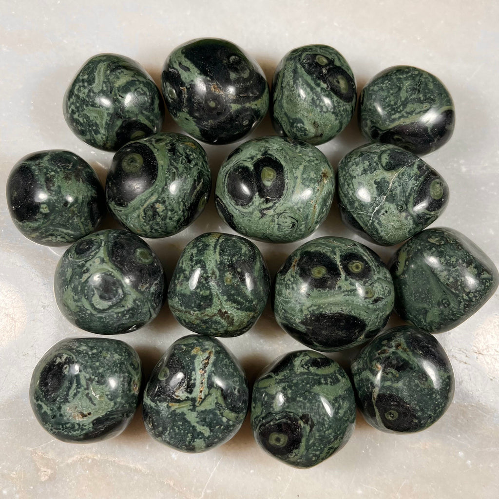 Kambaba Jasper XL Tumbles, Kambaba Jasper Tumblestones, Heart Chakra, Unique Crystals, Large Tumblestones | Consciously Sourced