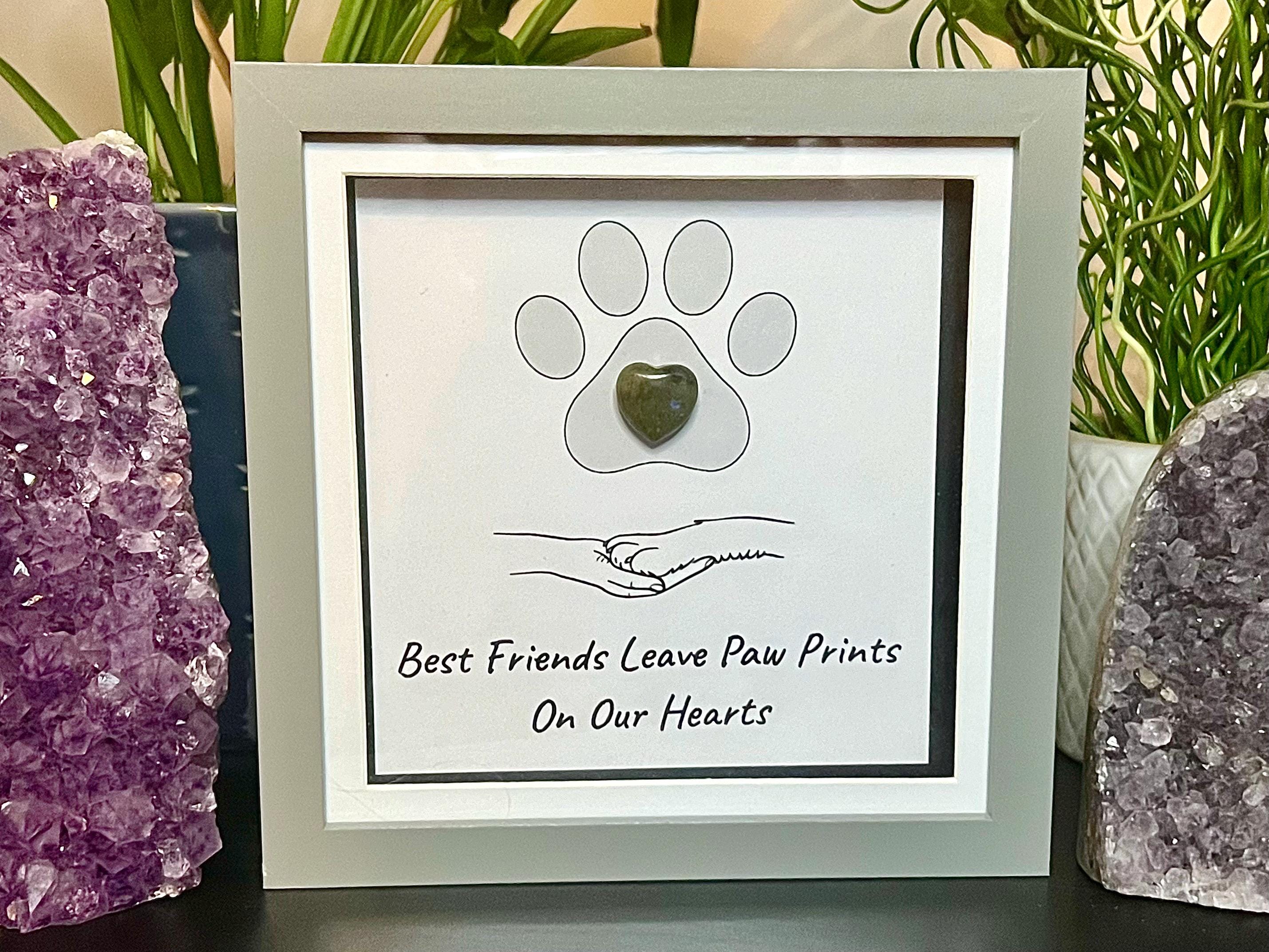 Pet Lovers Crystal Wall Art Frame, Dog groomers thank you gift, Cat lovers present, Pet memorial gift idea, Dog walkers Christmas Gift