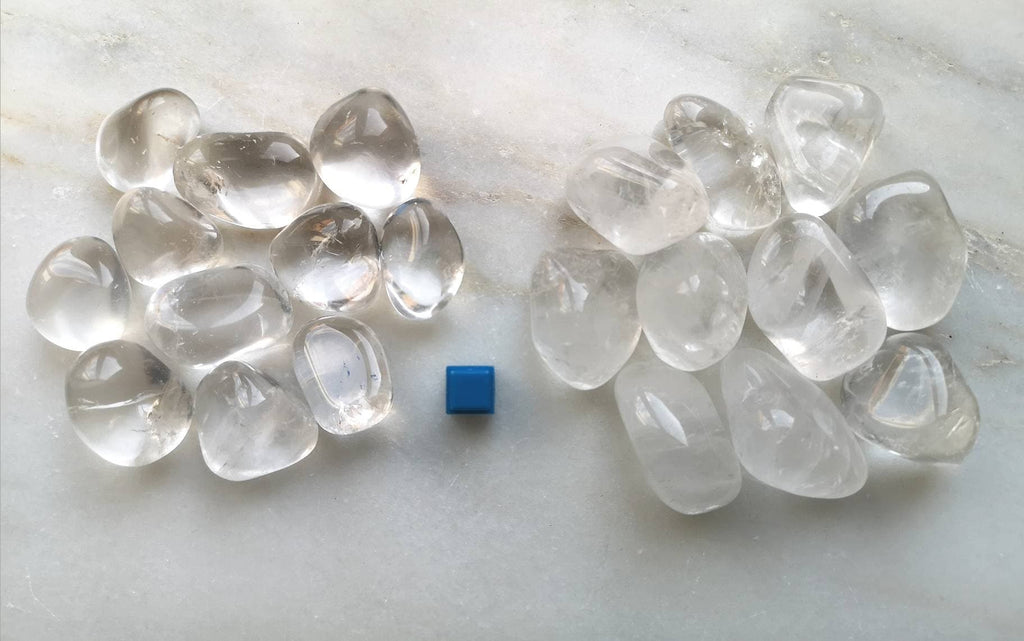 Clear Quartz Tumblestones. Consciously Sourced, UK Crystals