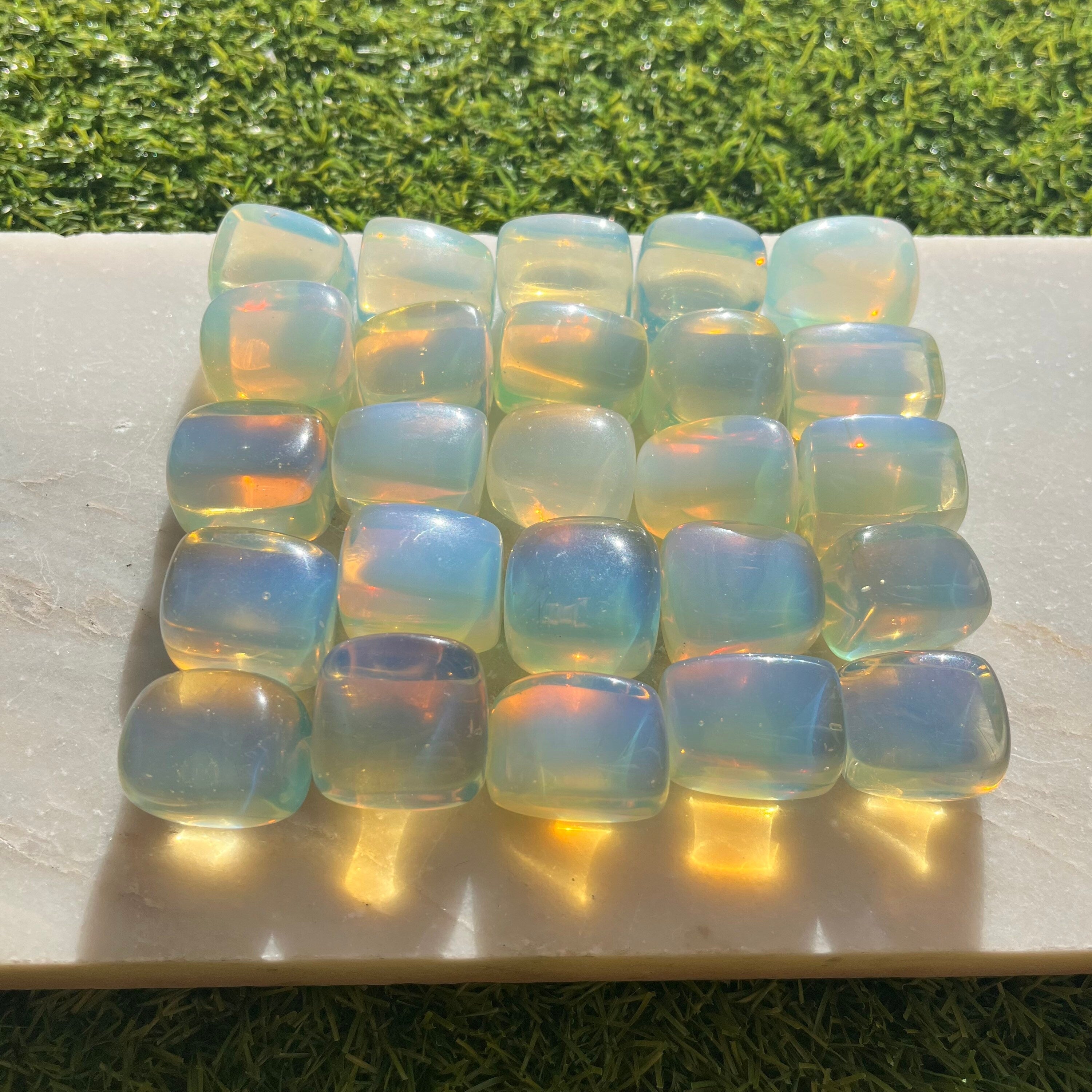 Opalite Tumblestones, Large Opalite Crystals, Ethically Sourced UK Crystals, White Crystal Gift, Reiki, High Quality Metaphysical Shop