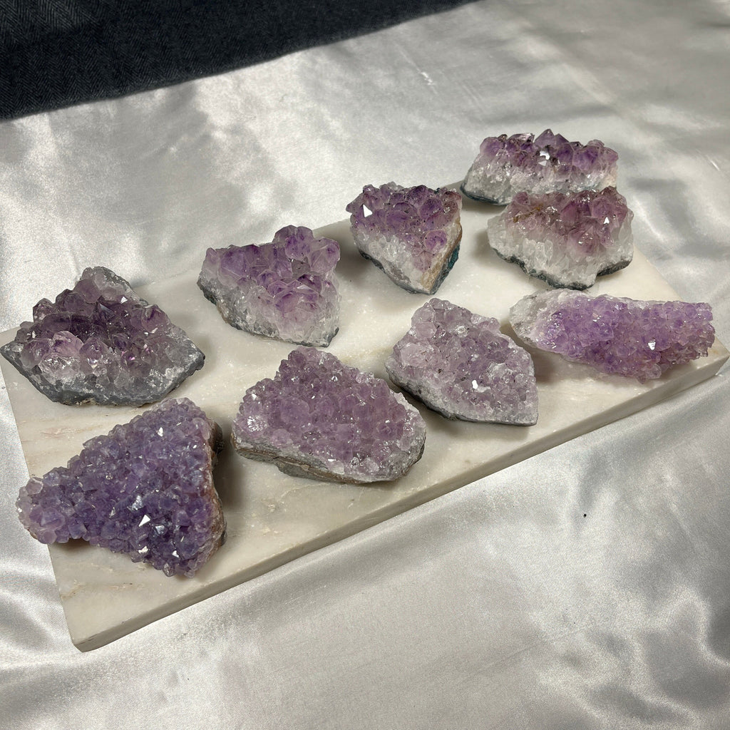 Amethyst Crystal Clusters, Raw Amethyst Geodes, Raw Amethyst, Purple Crystals, Soothe Anxiety, Consciously Sourced, UK Healing Crystals