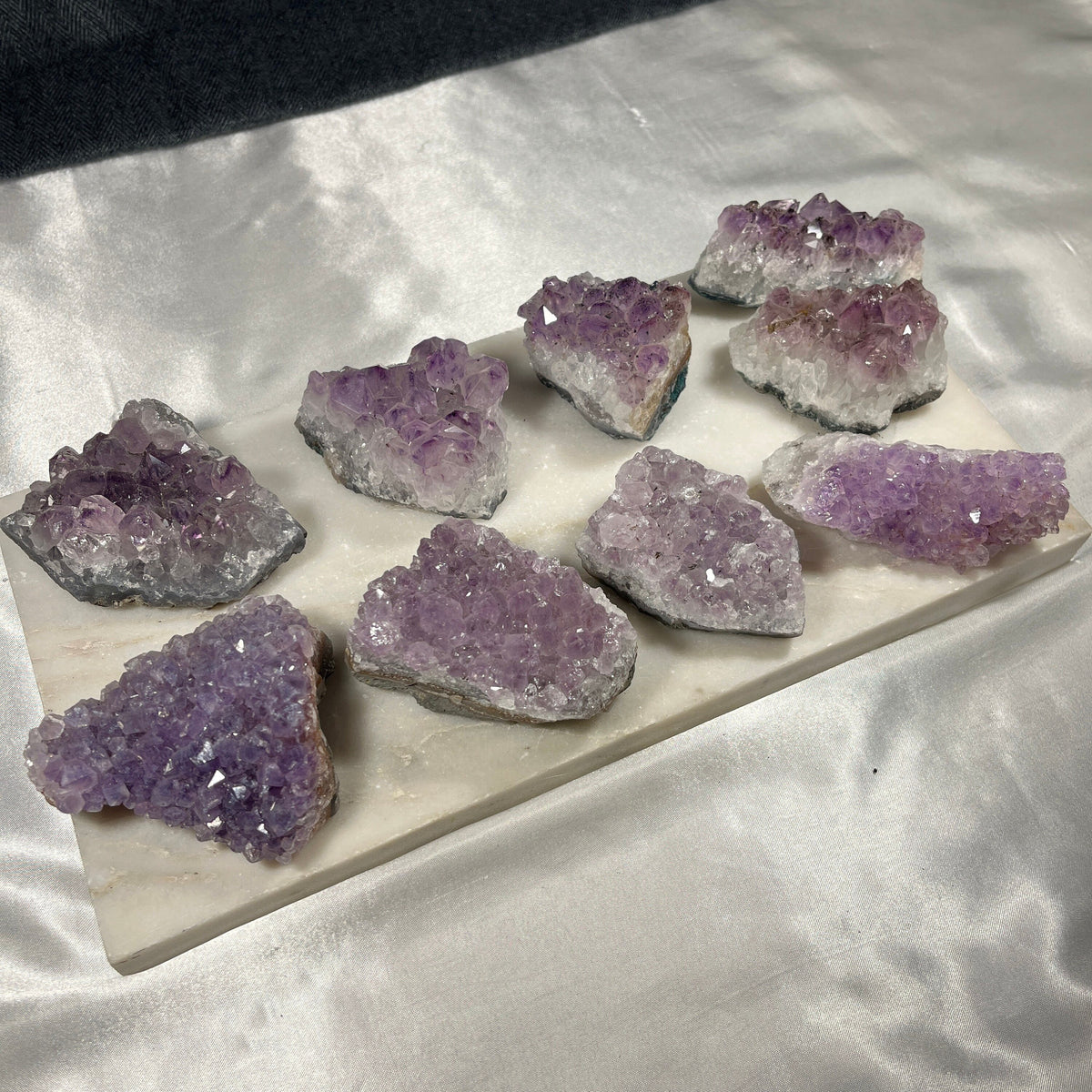 Amethyst Crystal Clusters, Raw Amethyst Geodes, Raw Amethyst, Purple Crystals, Soothe Anxiety, Consciously Sourced, UK Healing Crystals