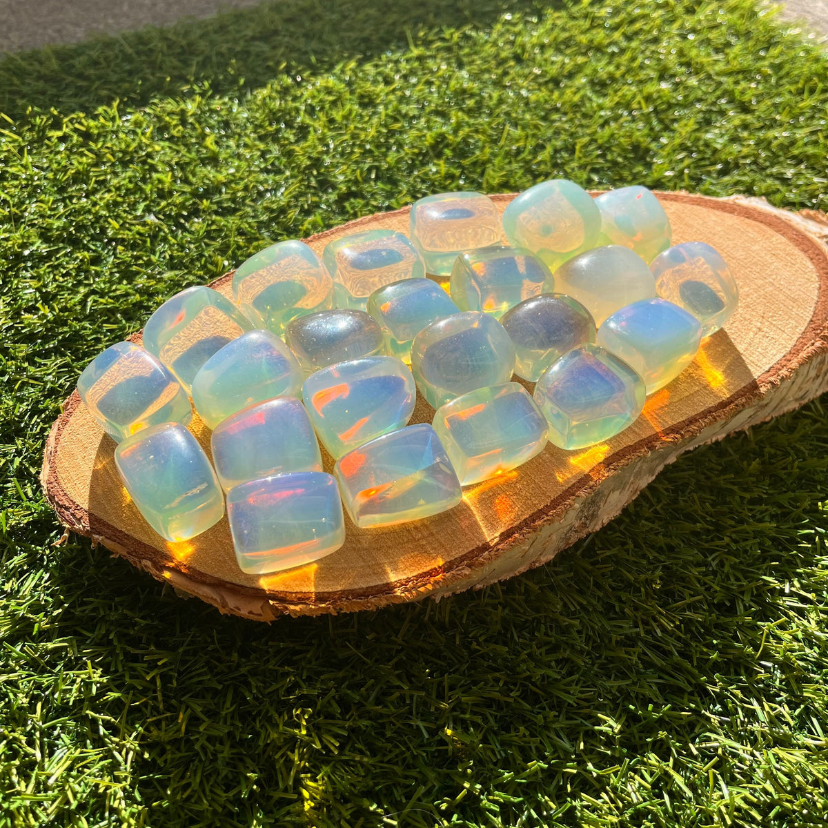 Opalite Tumblestones, Large Opalite Crystals, Ethically Sourced UK Crystals, White Crystal Gift, Reiki, High Quality Metaphysical Shop