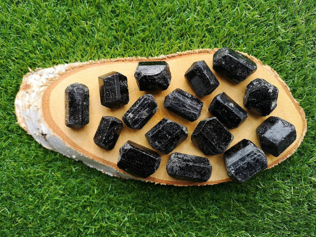 Double Point Black Tourmaline Crystal, Ethically Sourced, Crystal for Protection, UK Reiki Healing Stone, Metaphysical Shop, Root Chakra