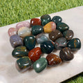 Fancy Jasper Tumblestones, Ethically Sourced Healing Crystals, Polished Stones for Grounding and Meditation, Root Chakra Metaphysical Gift