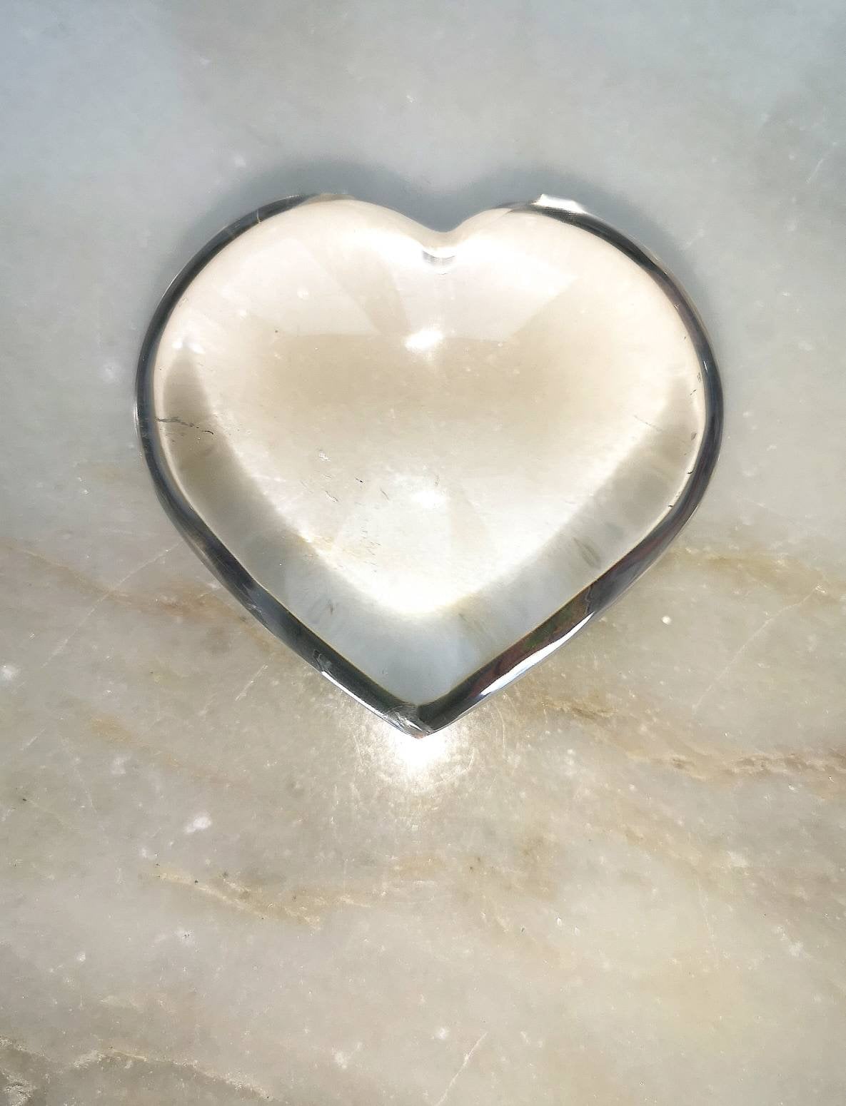 Large Crystal Puffy Hearts, Rose Quartz Heart, Flower Agate Heart, Ethically Sourced, UK Crystals, Mother's Day Gift, Birthday Present
