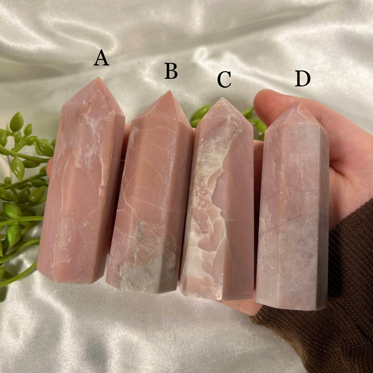 Pink Opal Towers, Pink Crystal Obelisks, Pink Opal Generators, Heart Chakra Reiki Stones, Pink Crystals | Statement Pieces | Gift