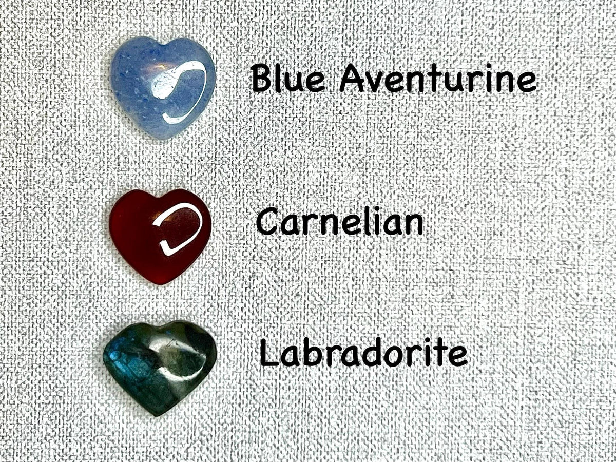 Crystal Heart Pocket Hug for Dad, Crystal letterbox gift, Thinking of you present, Gift Card Poem, Choose Crystal Type, Metaphysical UK Shop