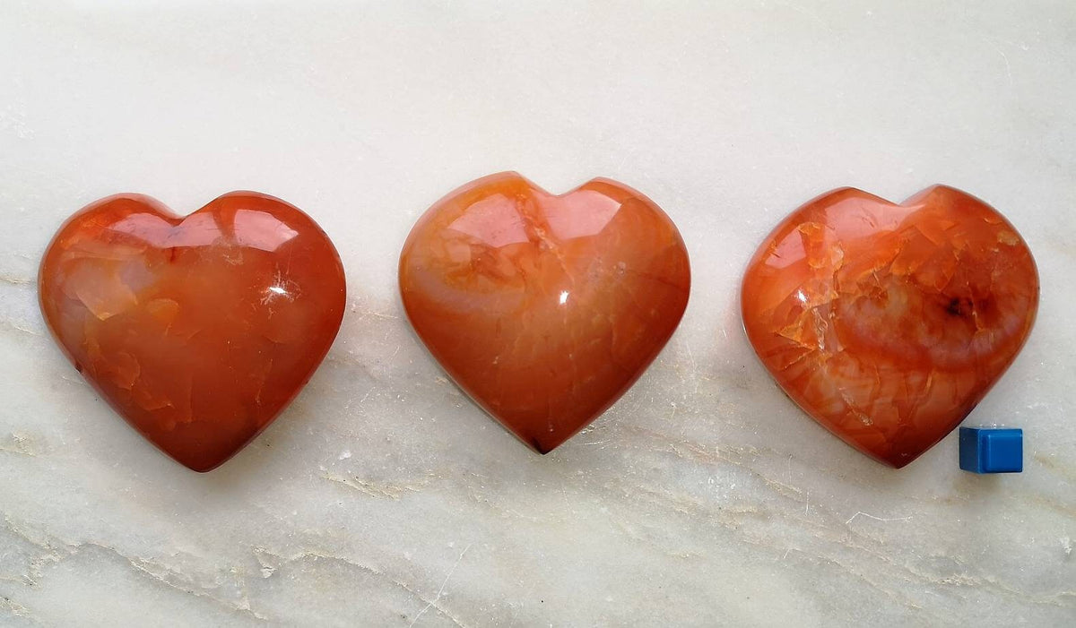 Gorgeous High Quality Carnelian Large Puffy Heart, Ethically Sourced UK Crystal, Mother's Day Gift, Birthday Present, Crystal Heart Gift