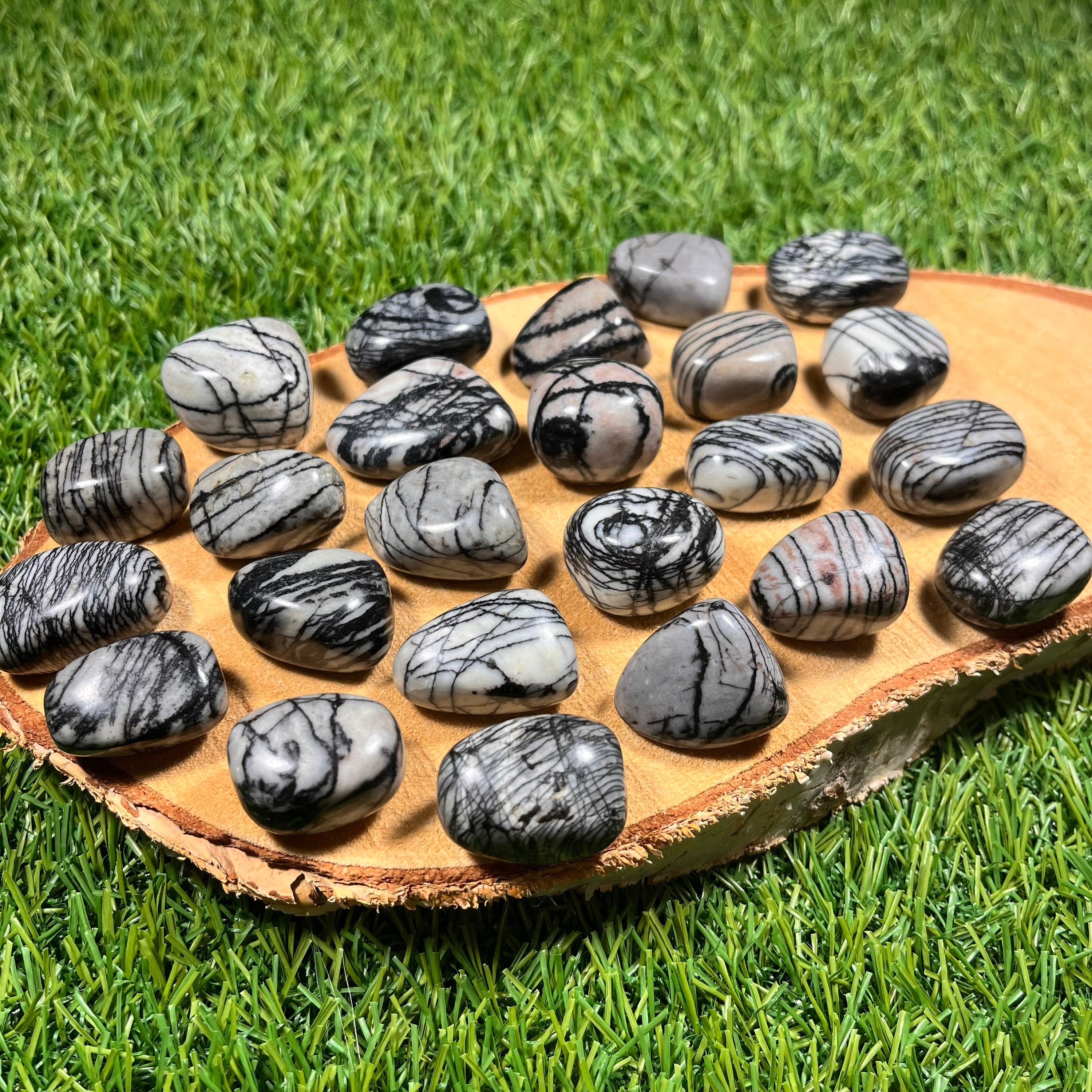 Net Jasper Tumblestones, Spiderweb Jasper Crystals
