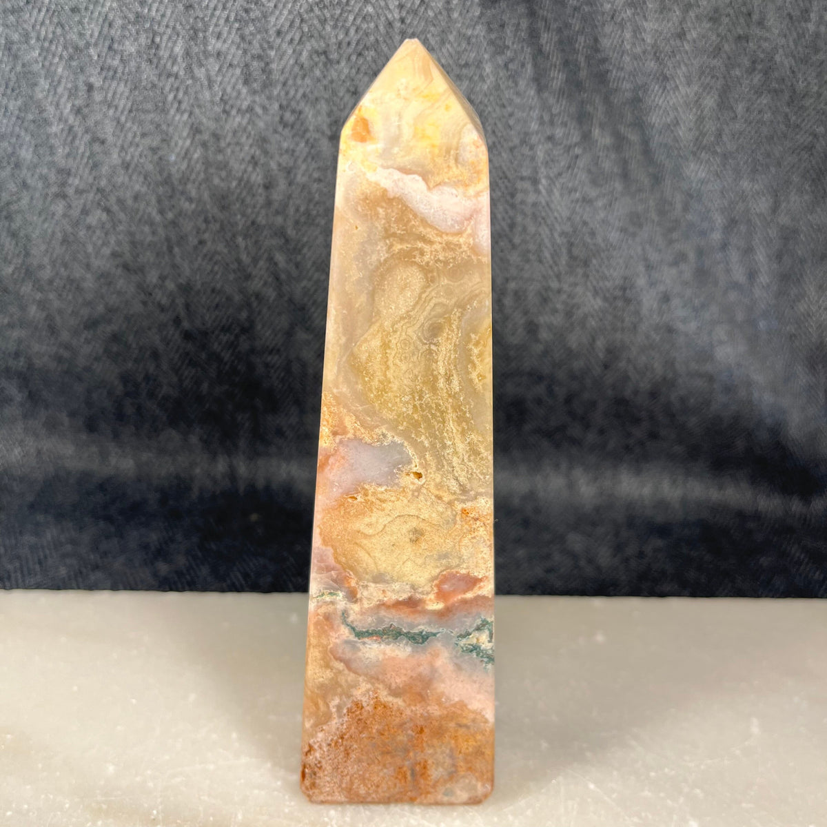 Pink Amethyst Tower, Pink Amethyst Point, Pink Amethyst Obelisk, Statement Piece, Rare Crystal Geode with druzy, Christmas gift, Tower A