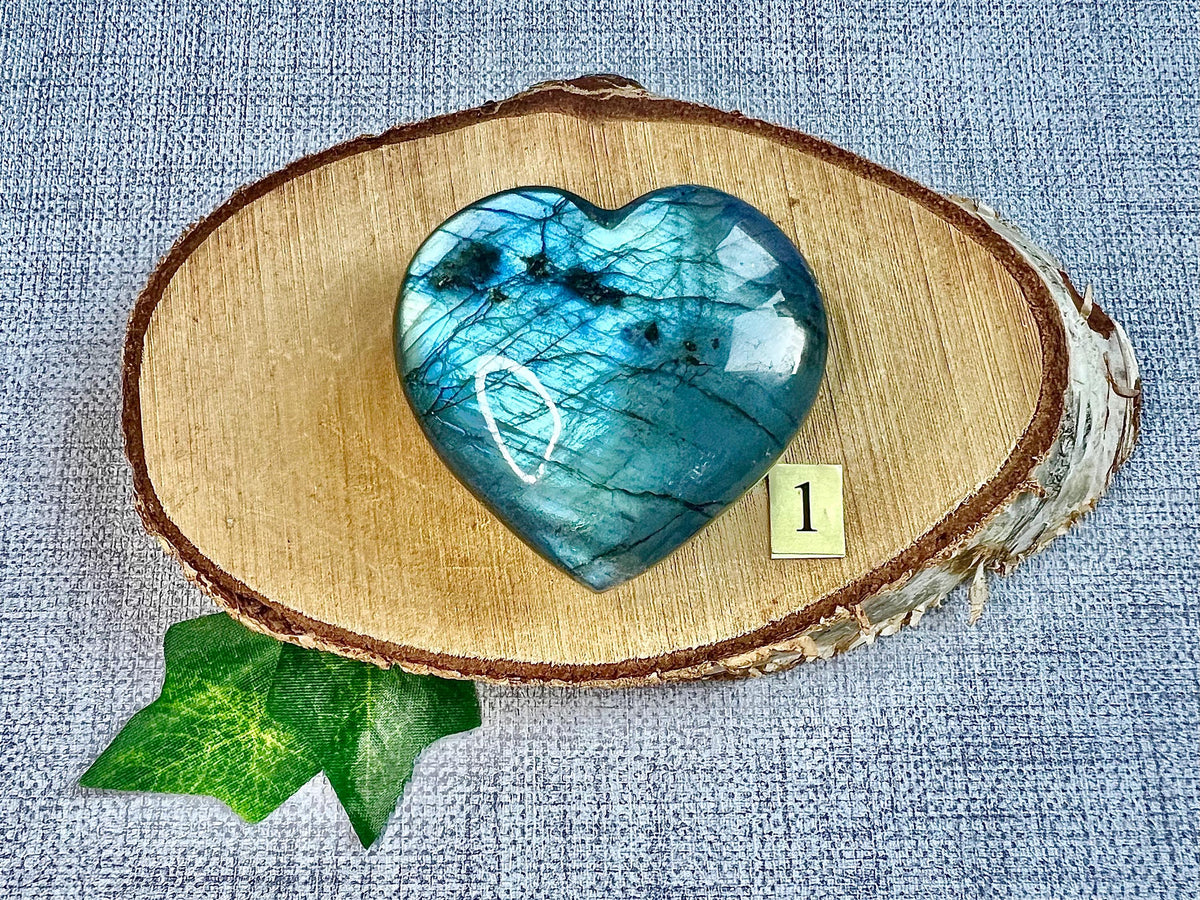 Stunning Large Labradorite Hearts, UK Crystals, Ethically Sourced, Crystal Gift, Reiki Stones, Throat Chakra, Birthday Present, Anti Anxiety