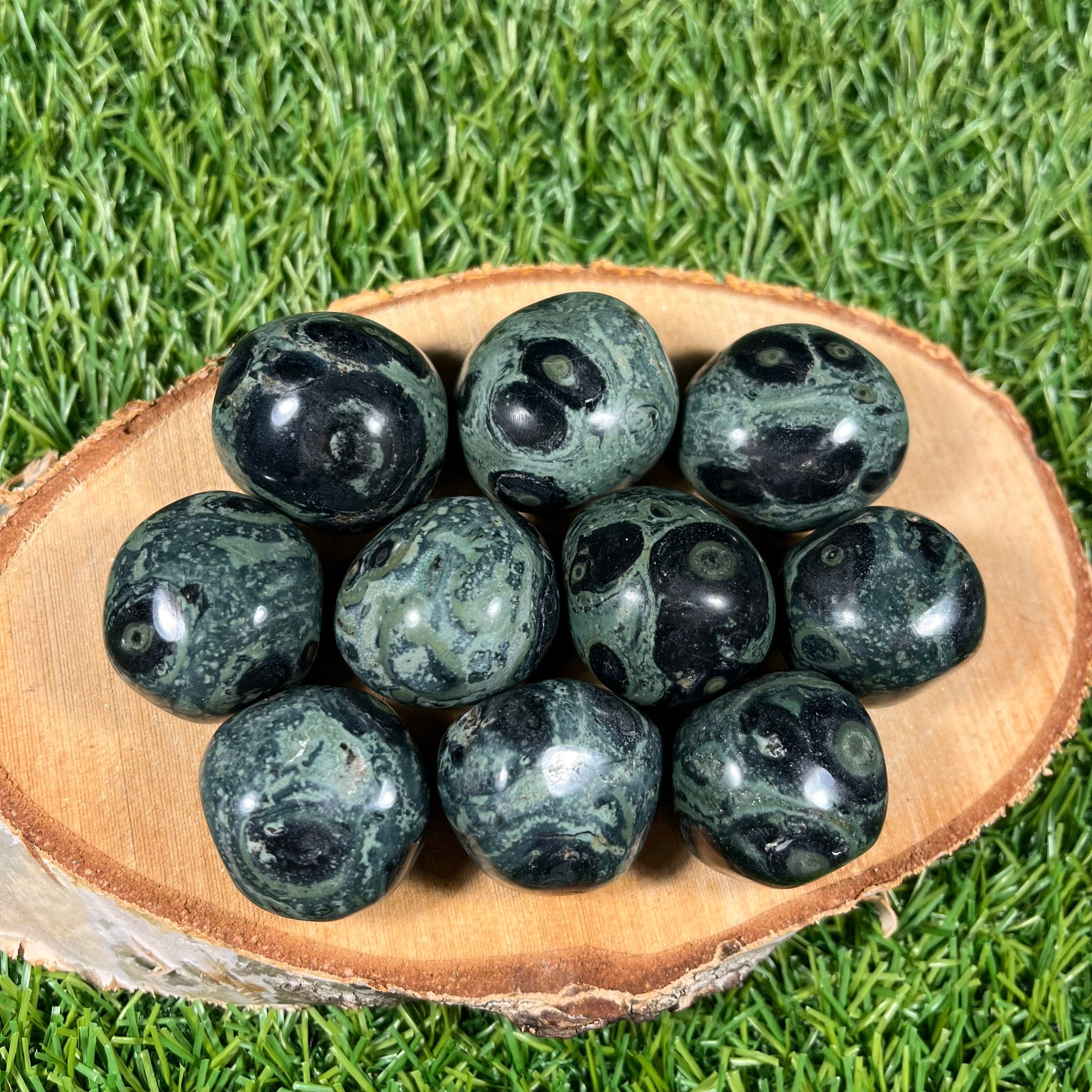 Kambaba Jasper XL Tumbles, Kambaba Jasper Tumblestones, Heart Chakra, Unique Crystals, Large Tumblestones | Consciously Sourced