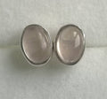 Sterling Silver Gemstone Stud Earrings, Ethically Sourced, UK Crystals, Malachite, Amethyst, Rose Quartz, Sodalite, Blue Lace Agate, Peridot