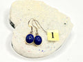 Sterling silver Lapis Lazuli dangle earrings, third eye chakra gemstone drop earrings, metaphysical shops, September Birthday gift for her