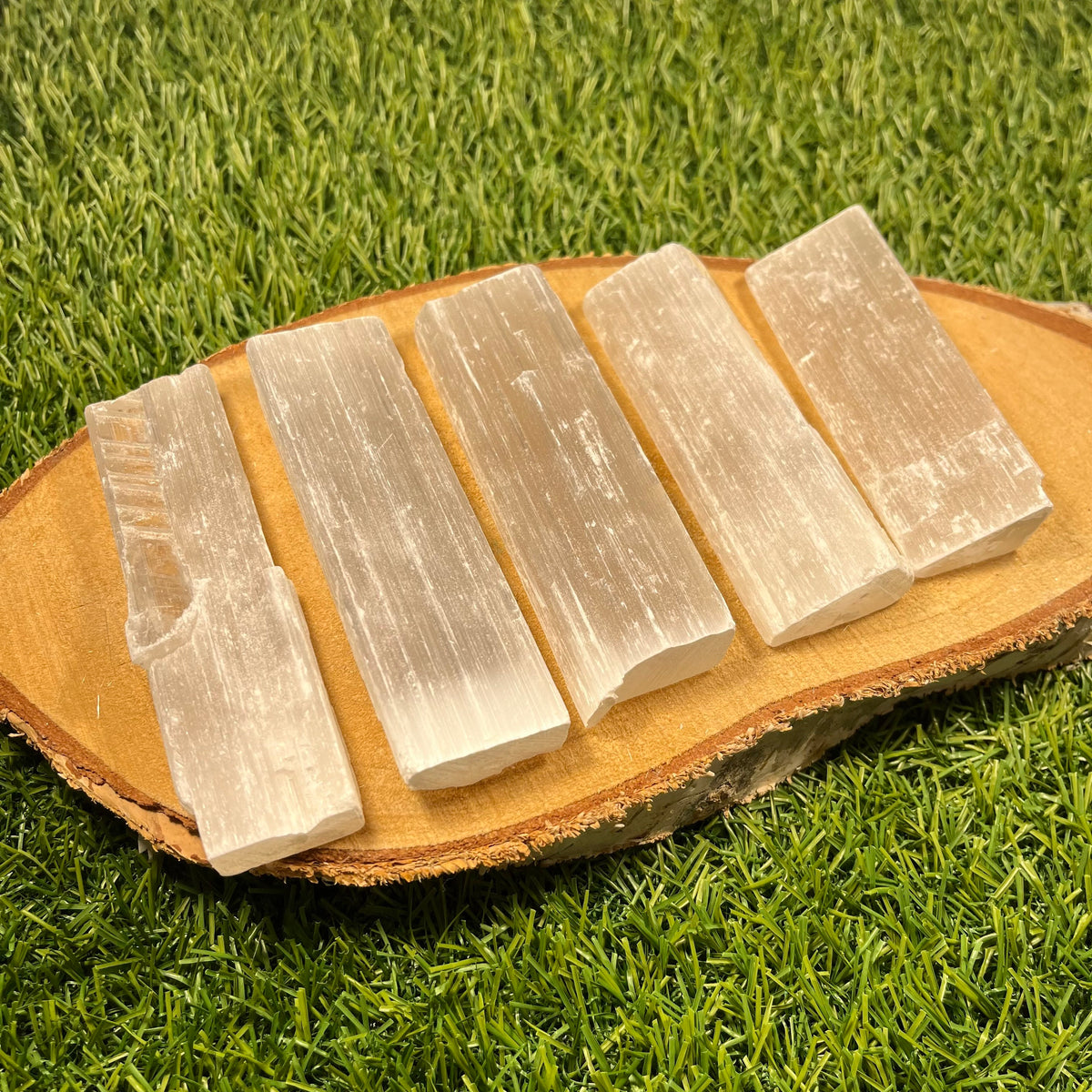 Selenite Sticks, Satin Spar, Self Cleansing Gypsum, New Home Crystal Gift, Ethically Sourced UK, Crystals for anxiety and stress