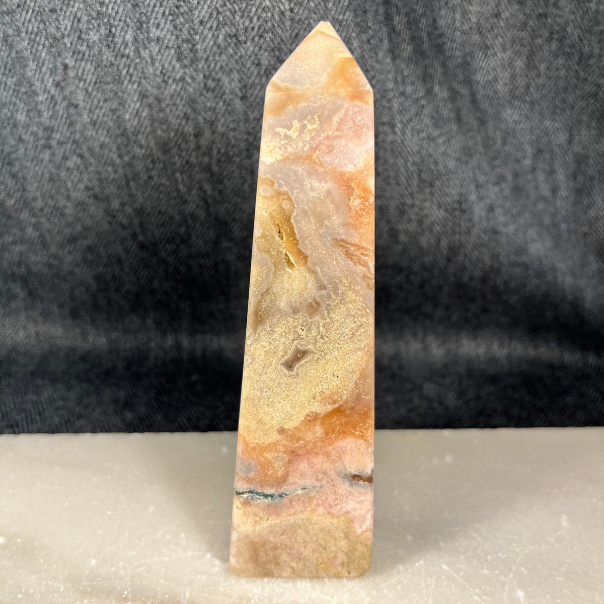 Pink Amethyst Tower, Pink Amethyst Point, Pink Amethyst Obelisk, Statement Piece, Rare Crystal Geode with druzy, Christmas gift, Tower A