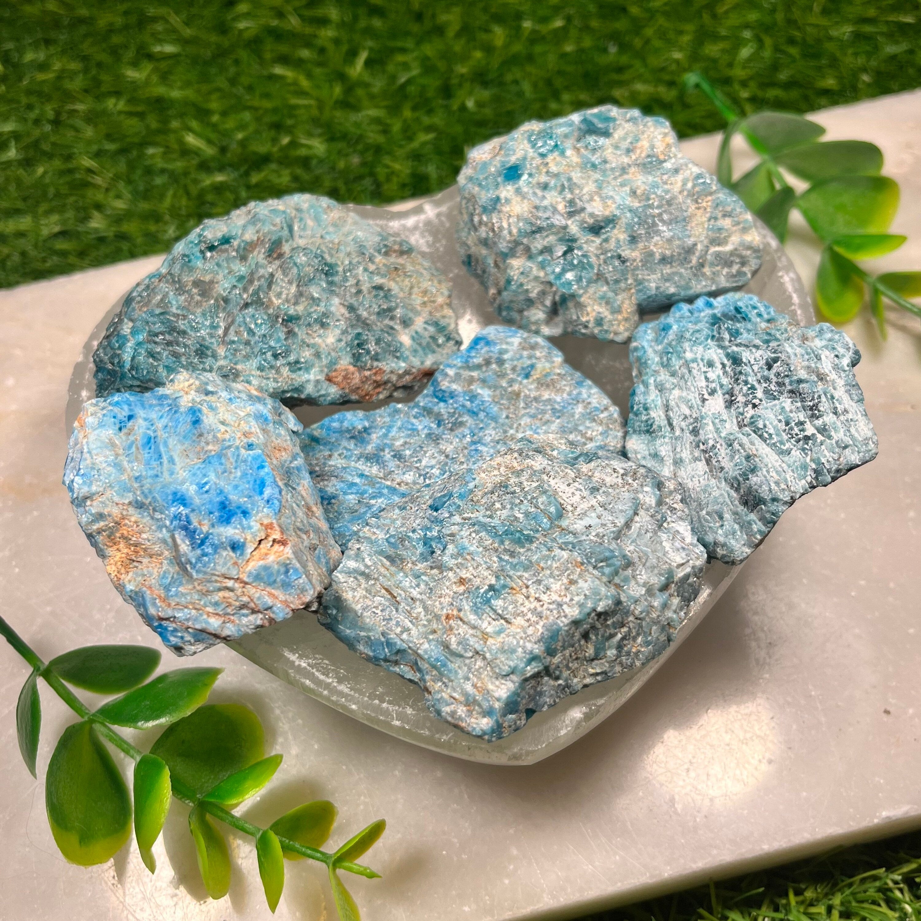 Raw Apatite Chunks , Healing Crystals , Rough Apatite Crystal , UK Crystals , Consciously Sourced , Manifestation , Bones , Arthritis , Gift