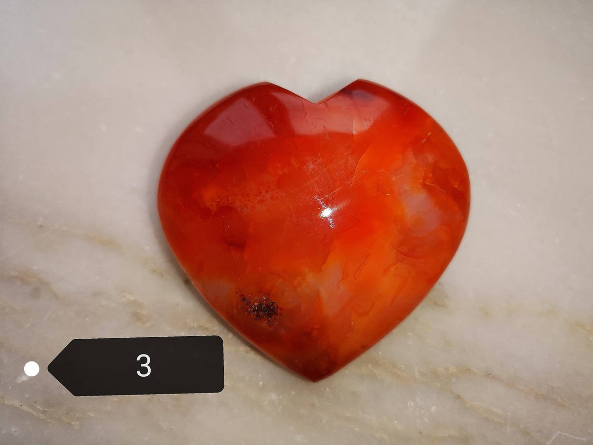 Gorgeous High Quality Carnelian Large Puffy Heart, Ethically Sourced UK Crystal, Mother's Day Gift, Birthday Present, Crystal Heart Gift
