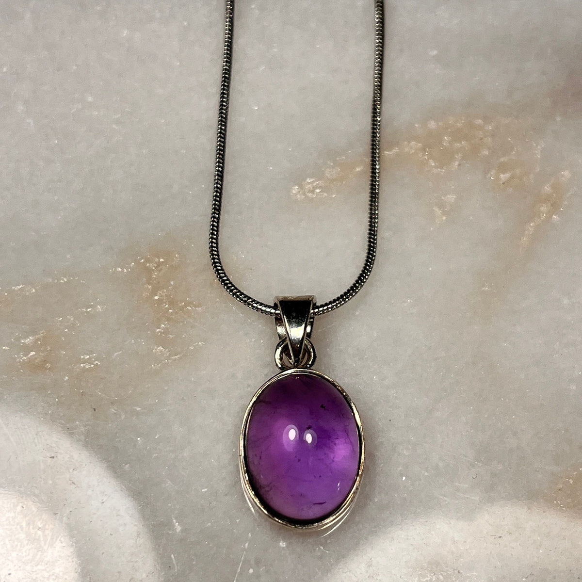 Amethyst Necklaces, Elegant Crystal Pendants, Ethically Sourced UK jewellery