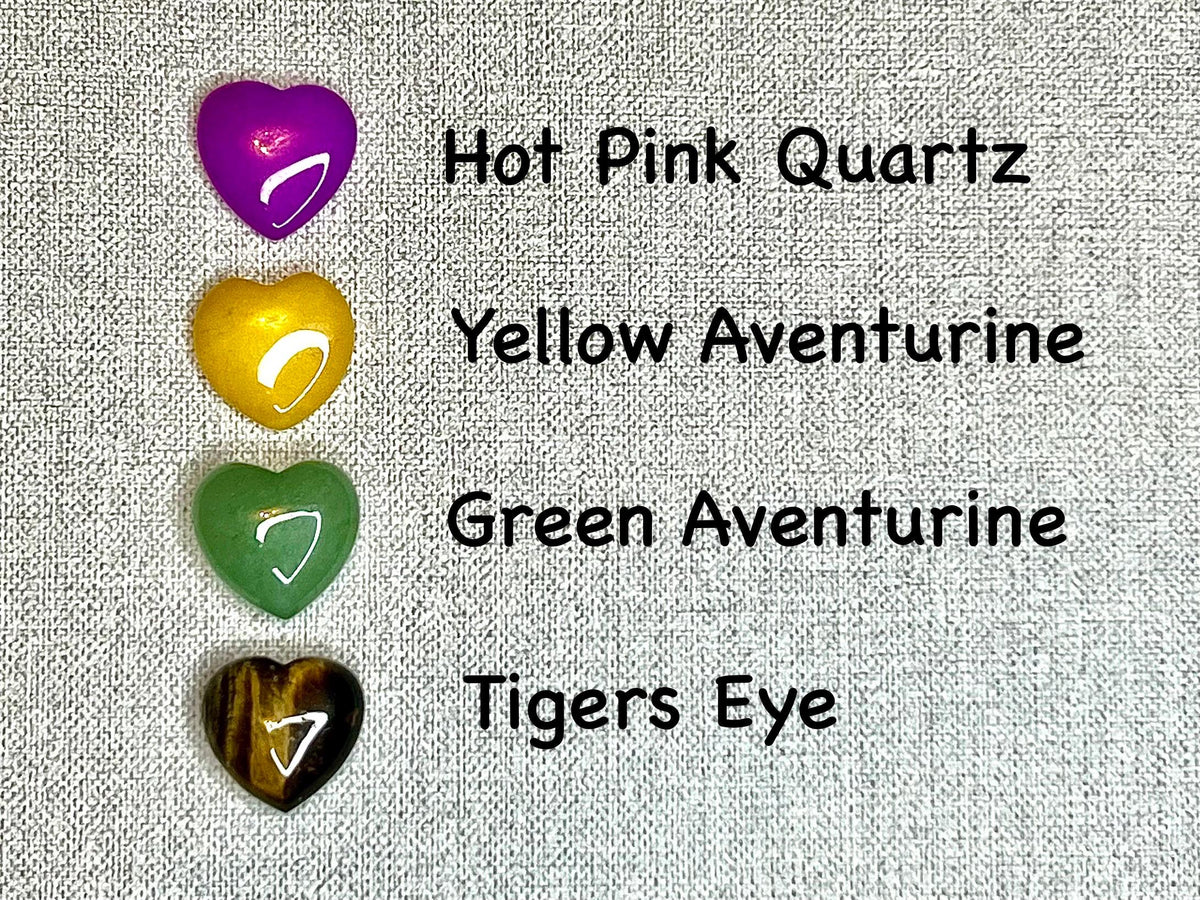 Crystal Heart Pocket Hug for Son, Crystal letterbox gift, Thinking of you present, card and Poem, Choose Own Crystal Type, Metaphysical shop