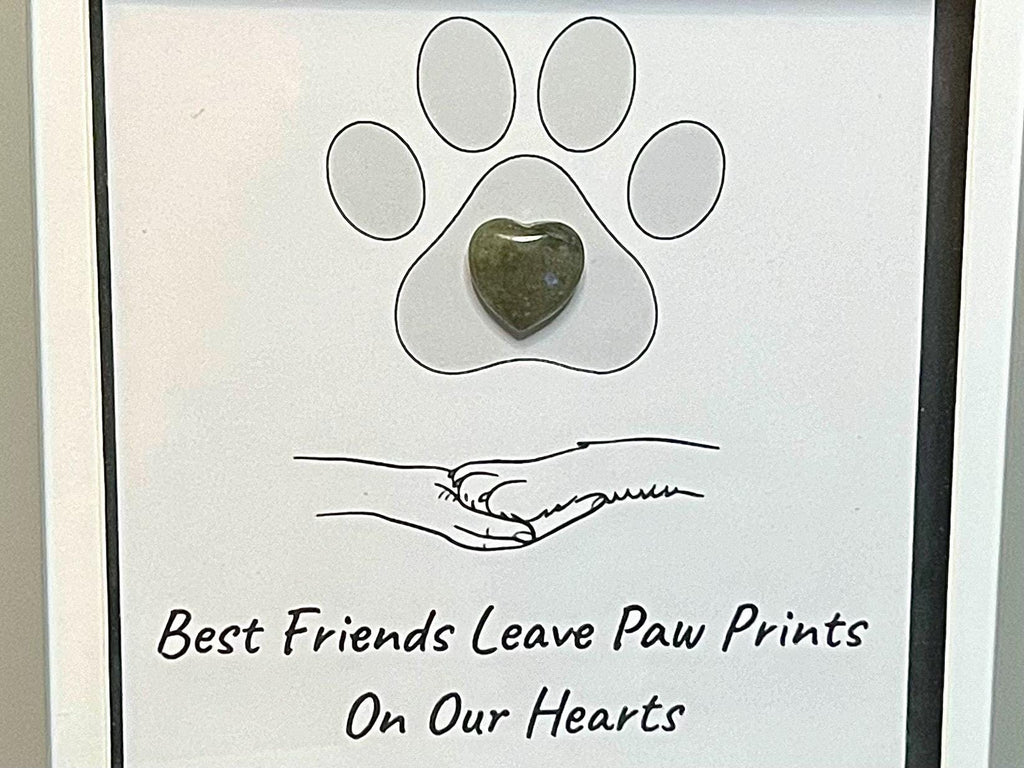 Pet Lovers Crystal Wall Art Frame, Dog groomers thank you gift, Cat lovers present, Pet memorial gift idea, Dog walkers Christmas Gift