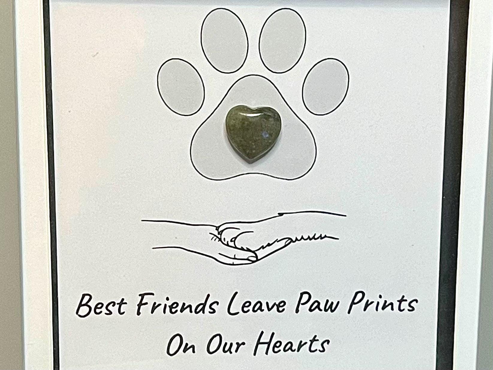 Pet Lovers Crystal Wall Art Frame, Dog groomers thank you gift, Cat lovers present, Pet memorial gift idea, Dog walkers Christmas Gift