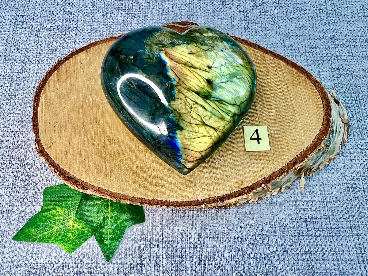 Stunning Large Labradorite Hearts, UK Crystals, Ethically Sourced, Crystal Gift, Reiki Stones, Throat Chakra, Birthday Present, Anti Anxiety