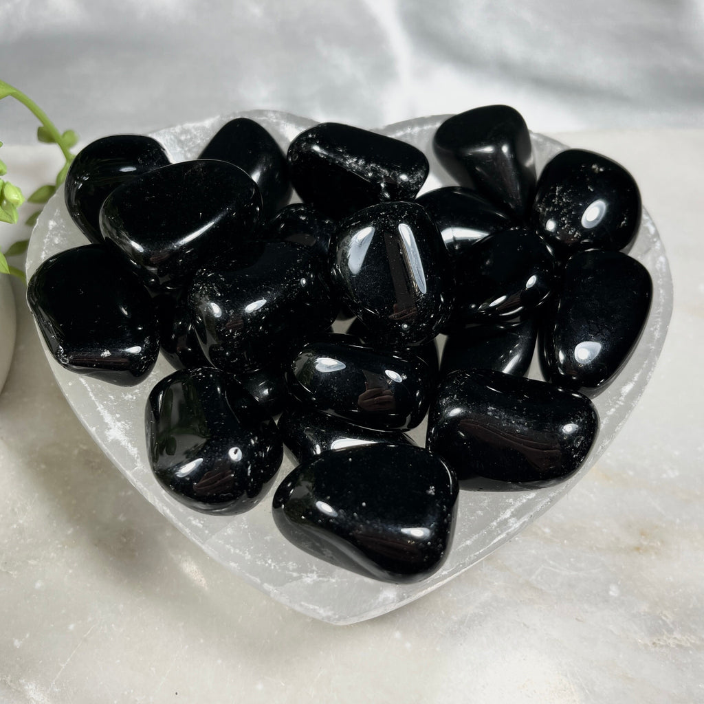Black Obsidian Tumblestones, Protection Stone, Intuition, Reiki, Consciously Sourced UK Crystals | Gift
