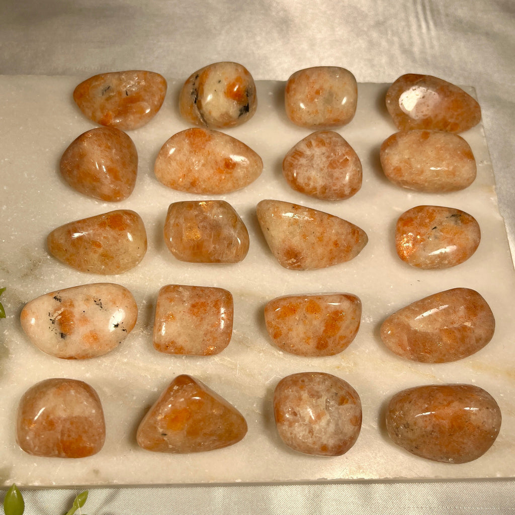 Ethically Sourced Sunstone Tumblestones, UK Crystals, Reiki Gift, Metaphysical healing, Orange Crystal, Sacral and Solar Plexus Chakras