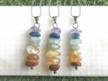 Beautiful Chakra Stones on silver chains, Crystal Necklaces, Crystal Jewellery, Ethically Sourced UK, Valentines Gift for her
