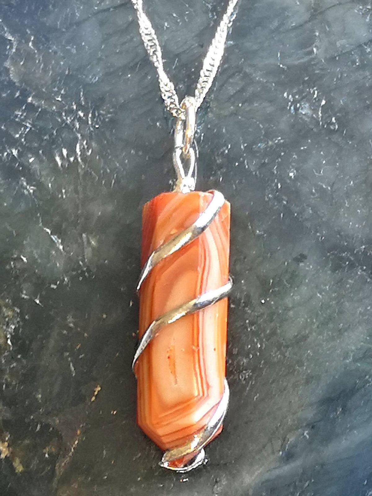 Crystal Point Necklaces,  Crystal Pendant on Silver Chain, Sterling Silver Crystal Jewellery, Ethically Sourced UK Crystal Gifts
