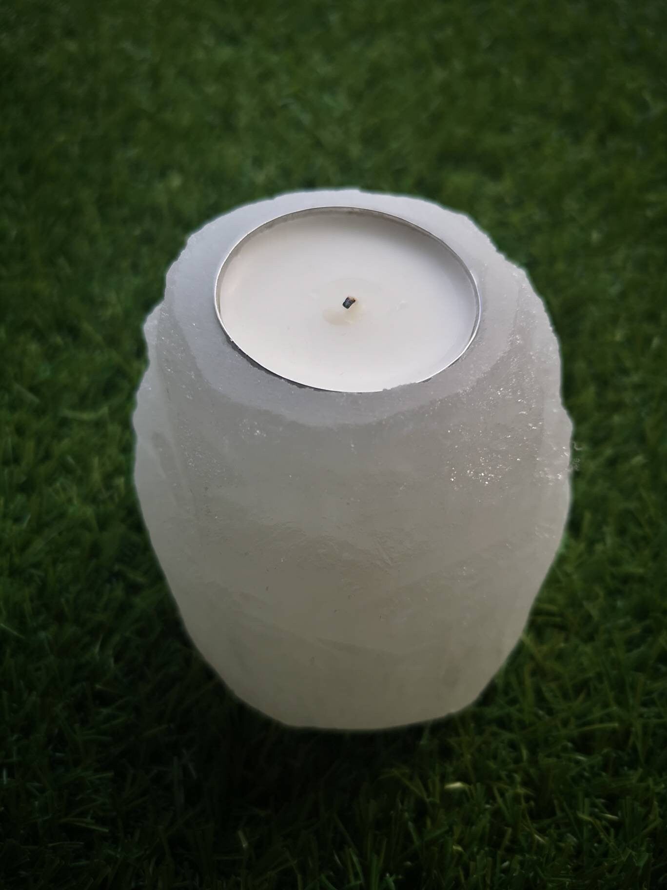 Selenite Candle Holders, Satin Spar Tealight Holders, Crystal Tealight Holders, Crystal Candle Holders,Self Cleansing Gypsum
