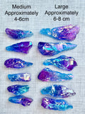 Pink & Blue Aura Quartz Crystal, Ethically Sourced Gemstone Gift