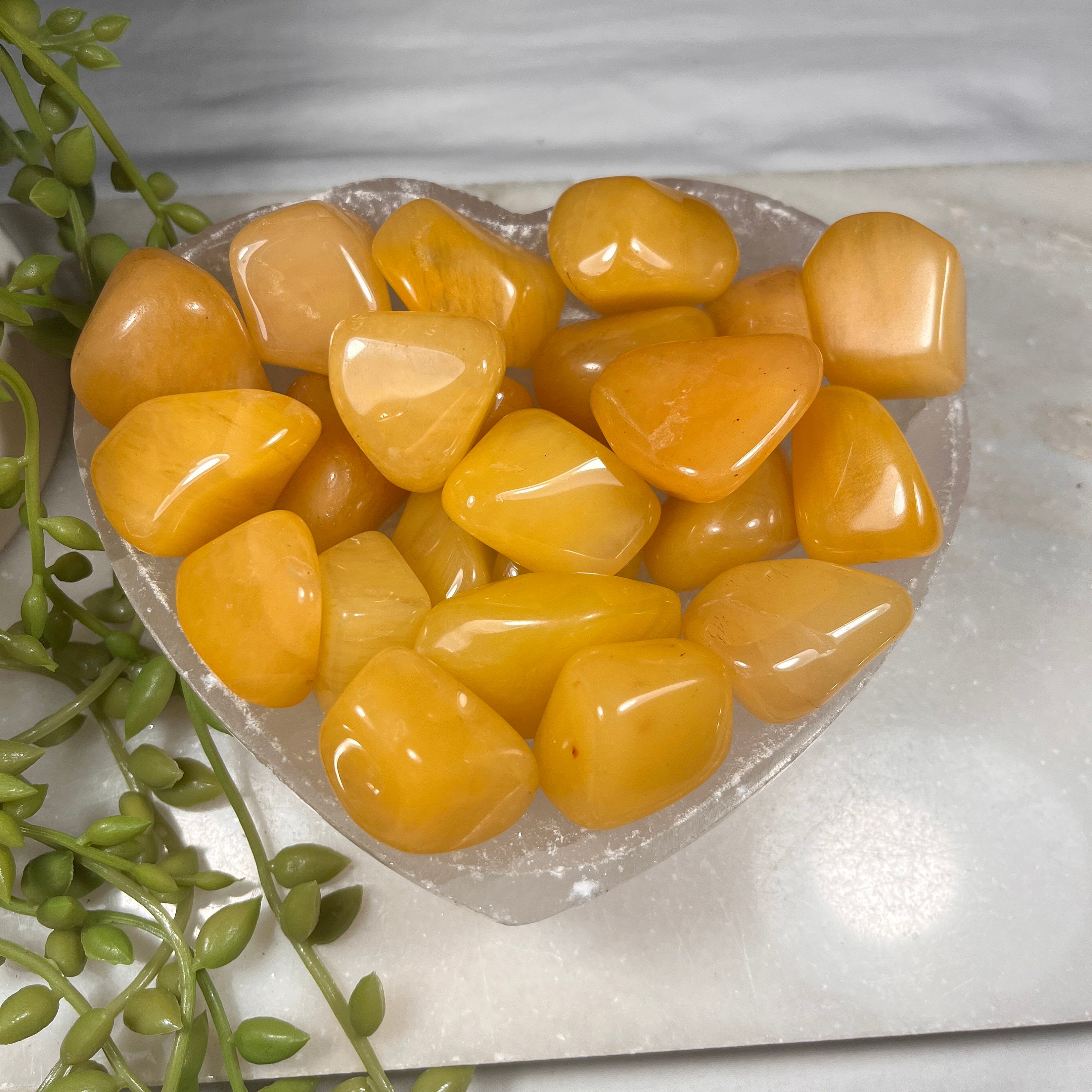 Yellow Aventurine Tumblestones, Consciously Sourced UK Crystals