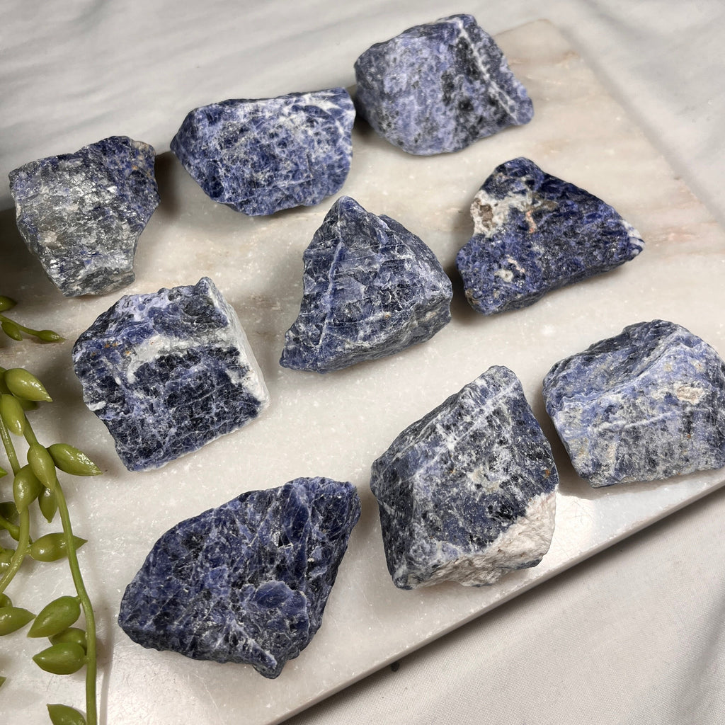 Raw Sodalite Pieces, Consciously Sourced UK Crystals