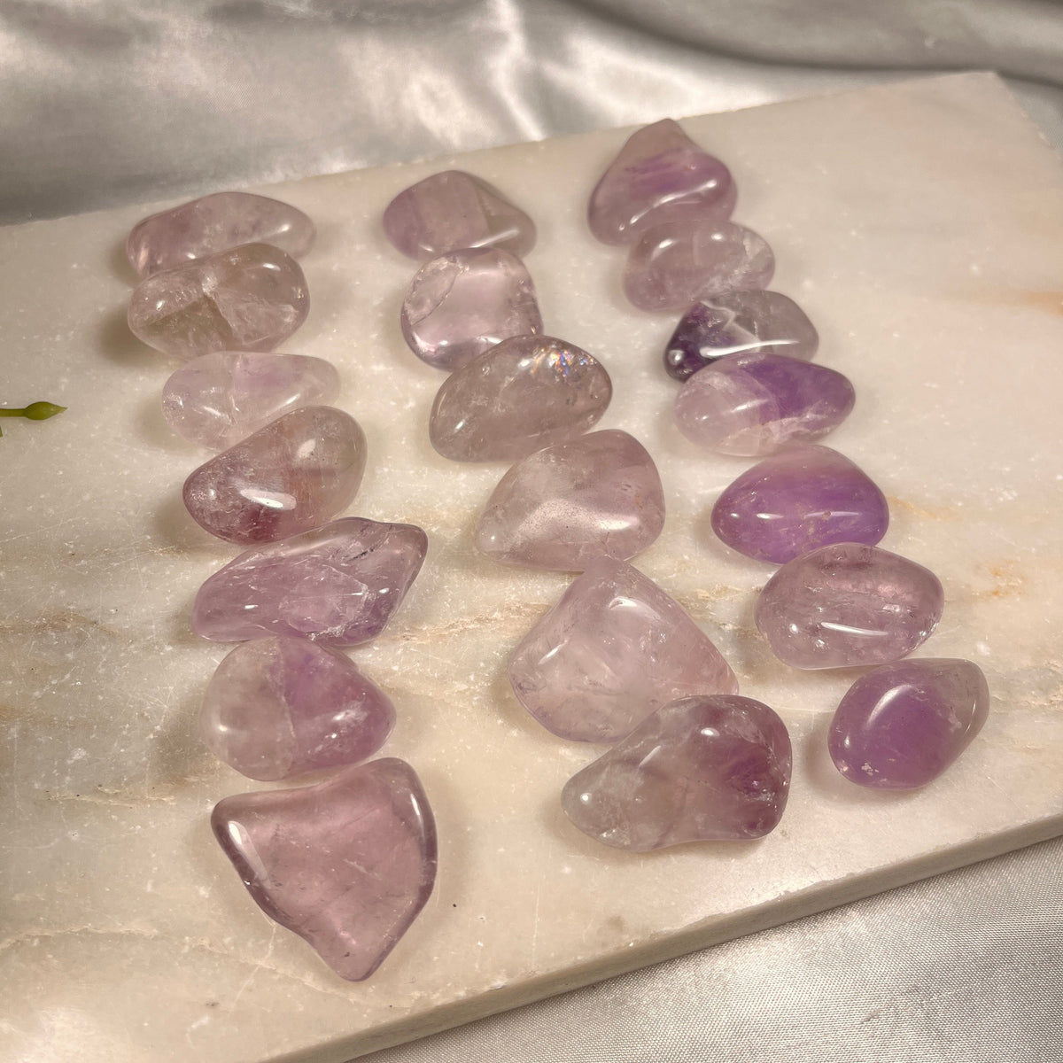 Amethyst Tumblestones, B Grade, Small  and Large Options, Ethically Sourced UK Crystal Gifts