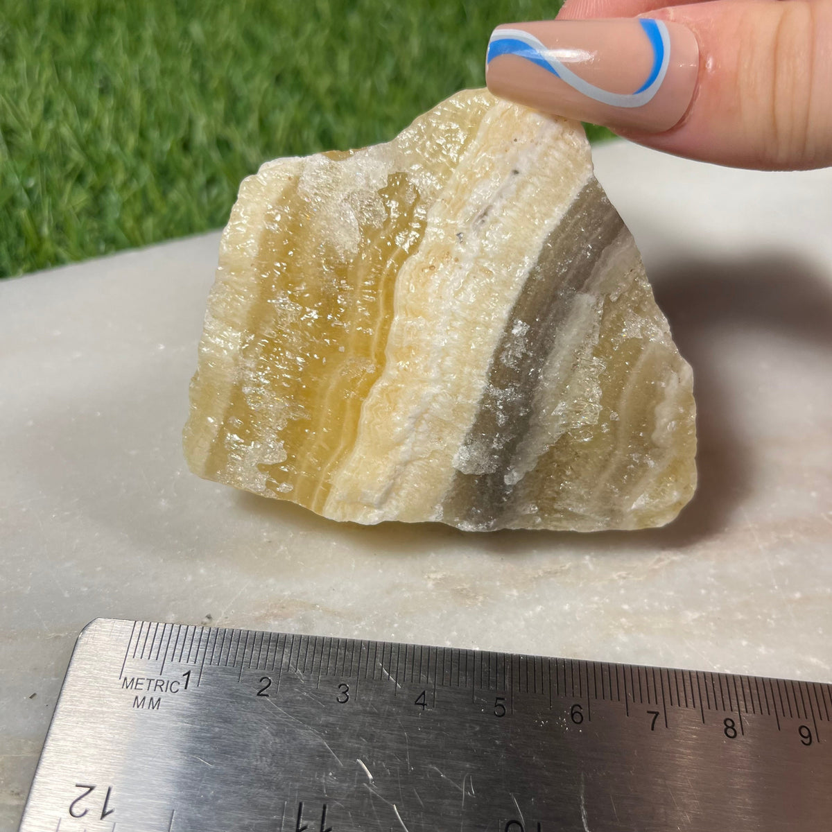 Zebra Calcite Crystals, Raw Phantom Calcite Chunks, Balances all Chakras, Ethically Sourced UK Healing Crystals, Reiki Stones