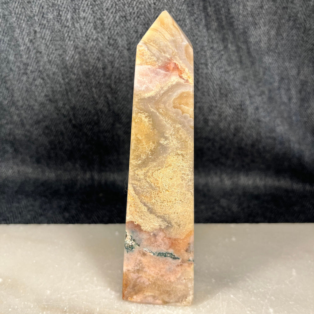 Pink Amethyst Tower, Pink Amethyst Point, Pink Amethyst Obelisk, Statement Piece, Rare Crystal Geode with druzy, Christmas gift, Tower A