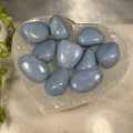 Angelite Tumblestones, Ethically Sourced UK Crystals