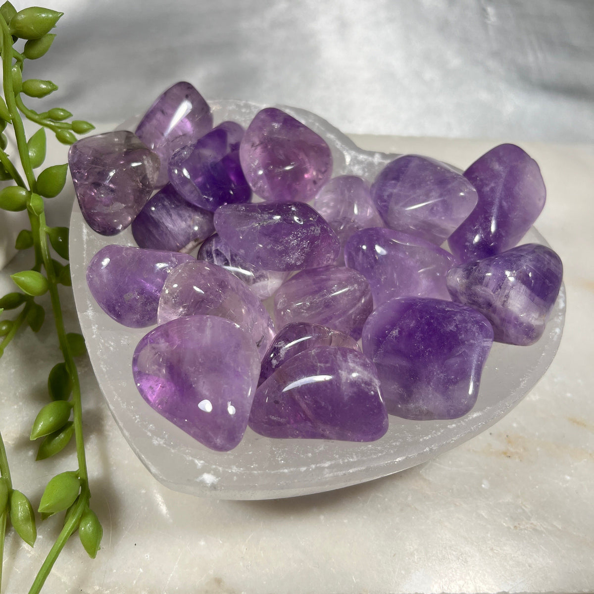 AAA Grade Amethyst Tumblestones, Amethyst Tumblestones, High Quality Lilac Amethyst, Consciously Sourced, UK Crystals