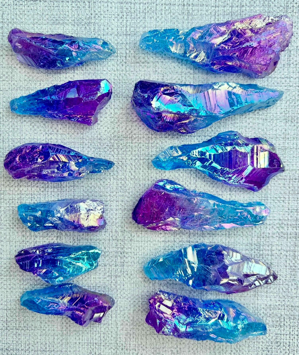 Pink & Blue Aura Quartz Crystal, Ethically Sourced Gemstone Gift