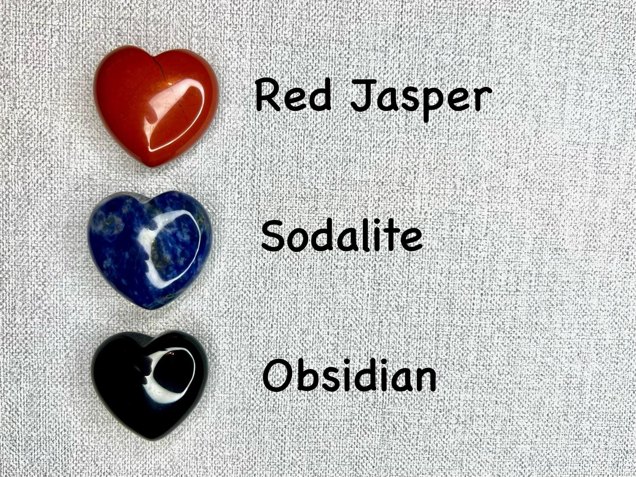 Crystal Heart Pocket Hug for Dad, Crystal letterbox gift, Thinking of you present, Gift Card Poem, Choose Crystal Type, Metaphysical UK Shop