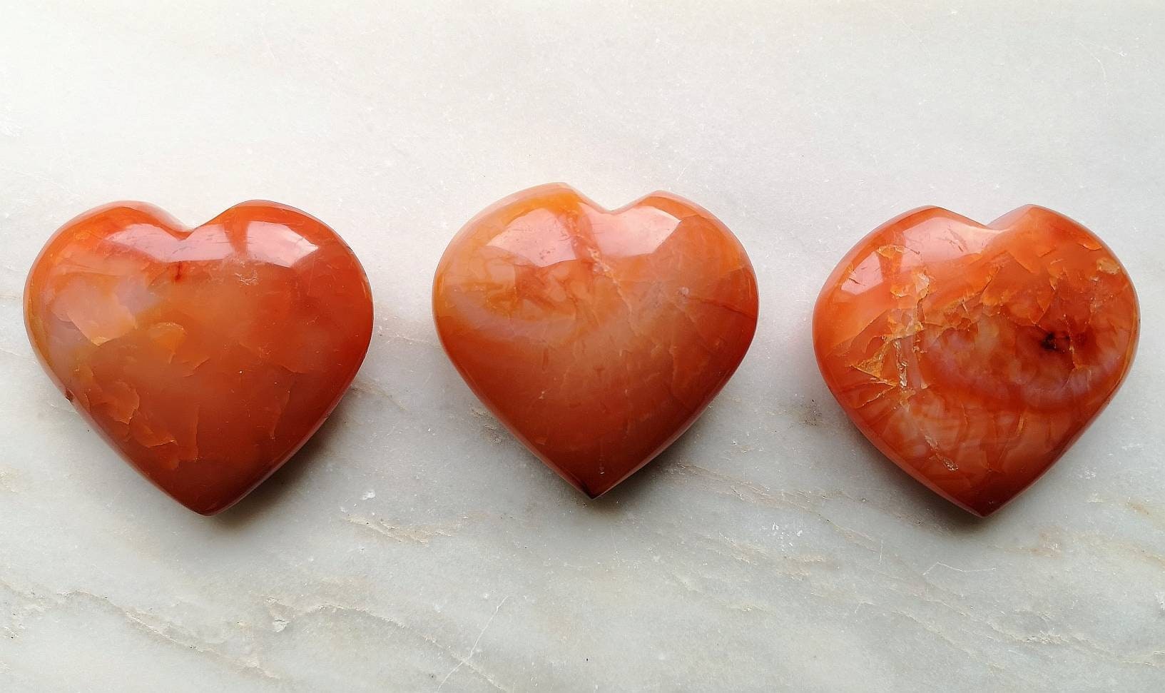 Gorgeous High Quality Carnelian Large Puffy Heart, Ethically Sourced UK Crystal, Mother's Day Gift, Birthday Present, Crystal Heart Gift