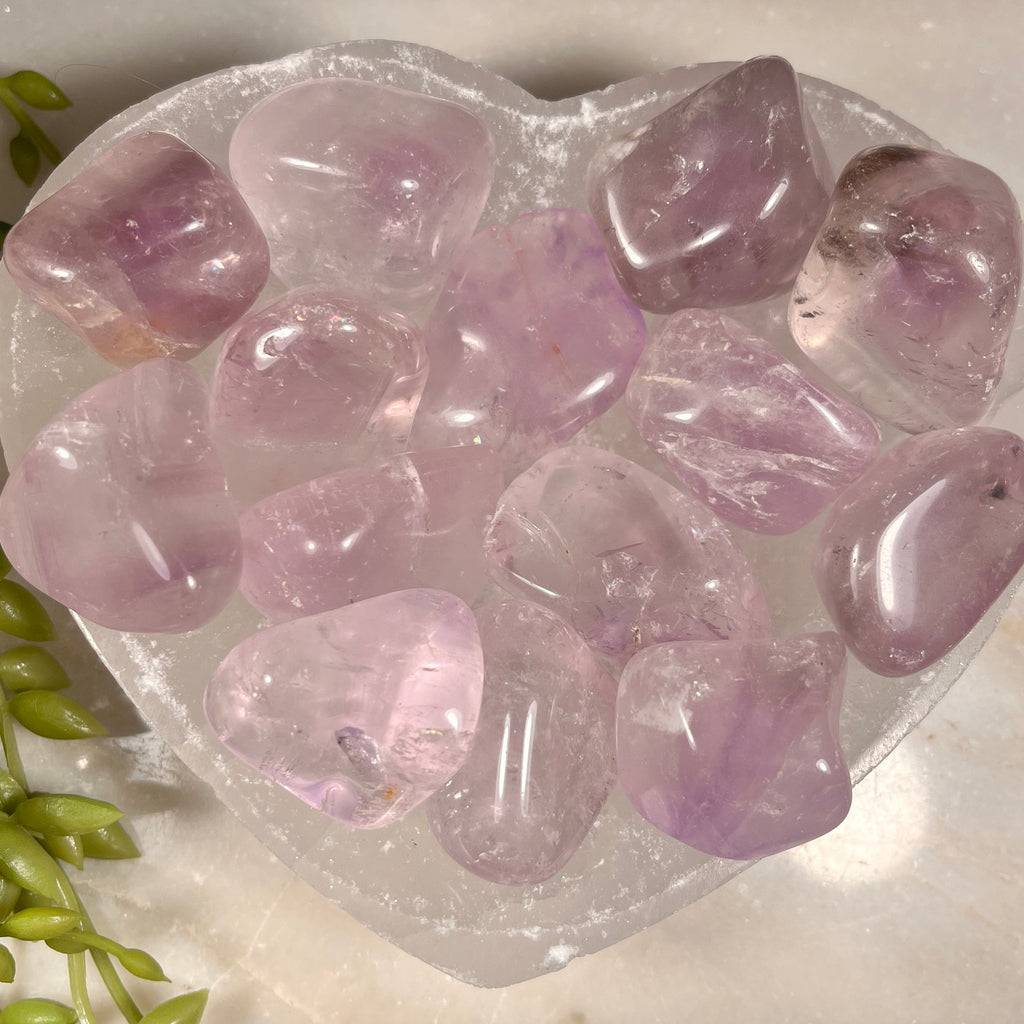Amethyst Tumblestones, B Grade, Small  and Large Options, Ethically Sourced UK Crystal Gifts