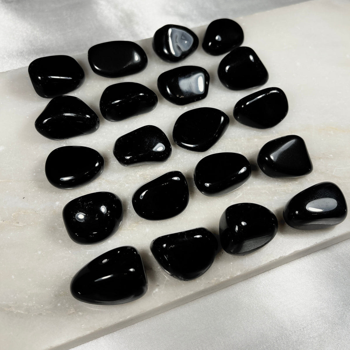 Black Obsidian Tumblestones, Protection Stone, Intuition, Reiki, Consciously Sourced UK Crystals | Gift