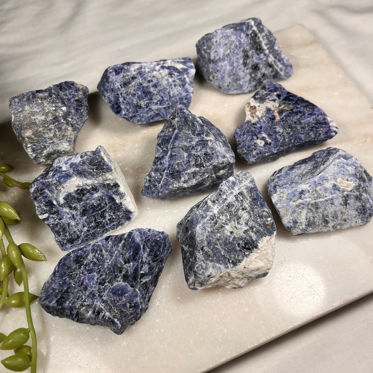 Raw Sodalite Pieces, Consciously Sourced UK Crystals