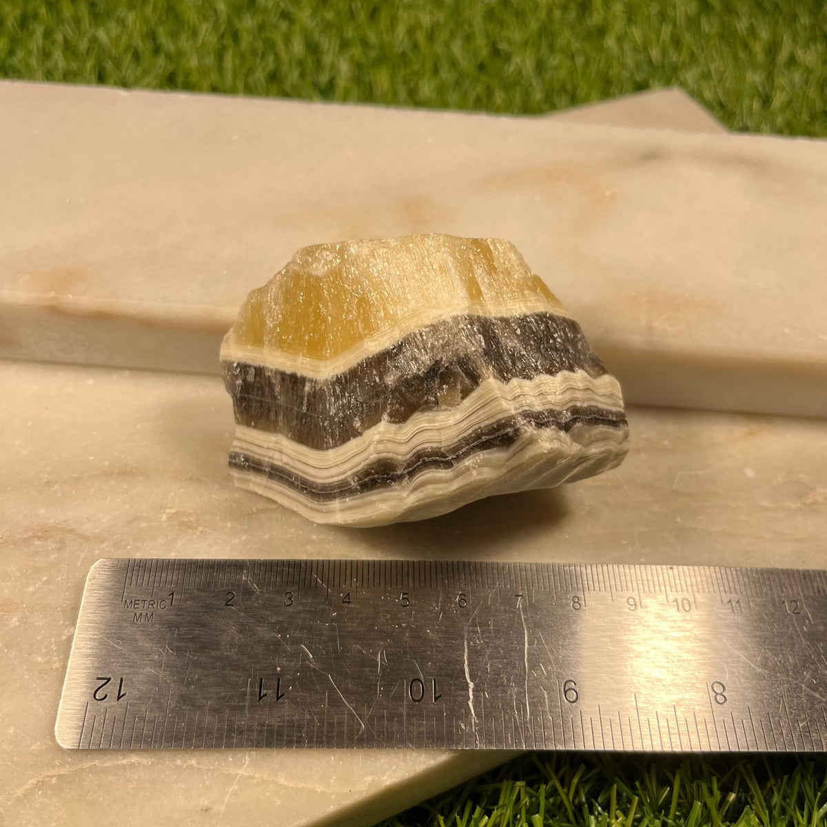 Zebra Calcite Crystals, Raw Phantom Calcite Chunks, Balances all Chakras, Ethically Sourced UK Healing Crystals, Reiki Stones